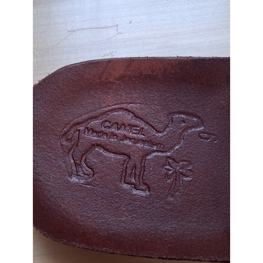 Camel Classic Style Original Leather Biblical Jesus Sandals Jerusalem 46 US 13